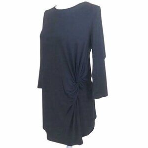 NWT Torrid Super Soft Knit Side Twist Black Tunic Top Size 0 Large 12